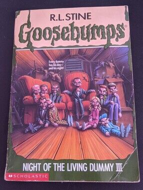 Vintage RL Stine Goosebumps Book Night of the Living Dummy III